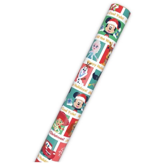 Hallmark Wrapping Paper Disney 100 Years Of Wonder Jumbo Roll Christmas 70 sq ft - Picture 4 of 5